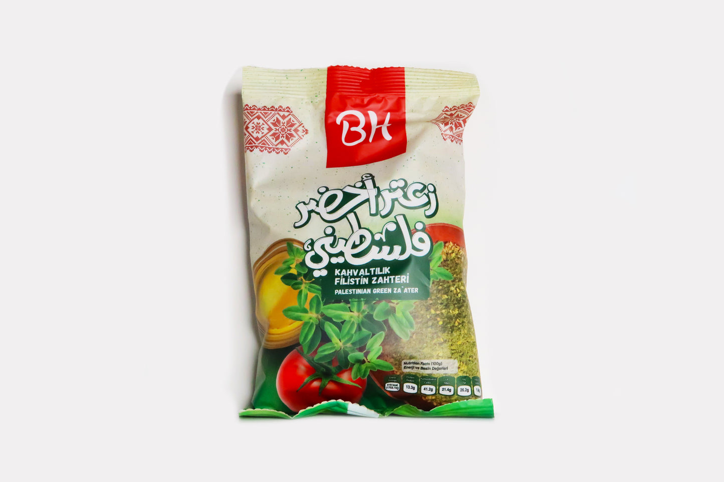 زعتر اخضر فلسطيني 200غ - بيت المونة